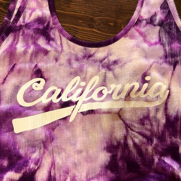 Purple tie dye bodysuit - Picture 2 of 4